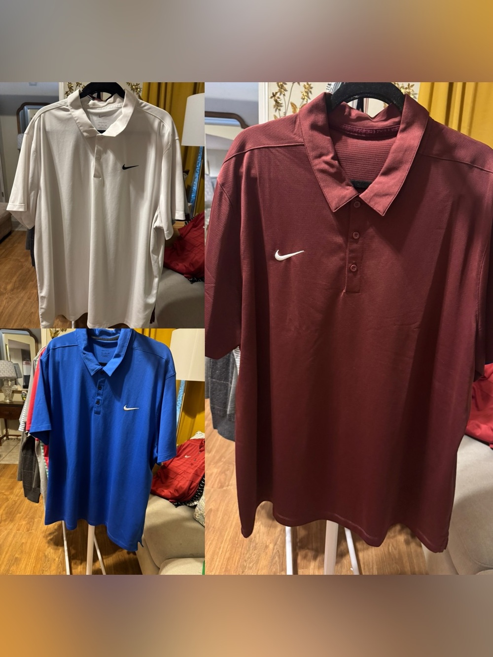 Bundle of 3 XXL Nike Dri-Fit Polos